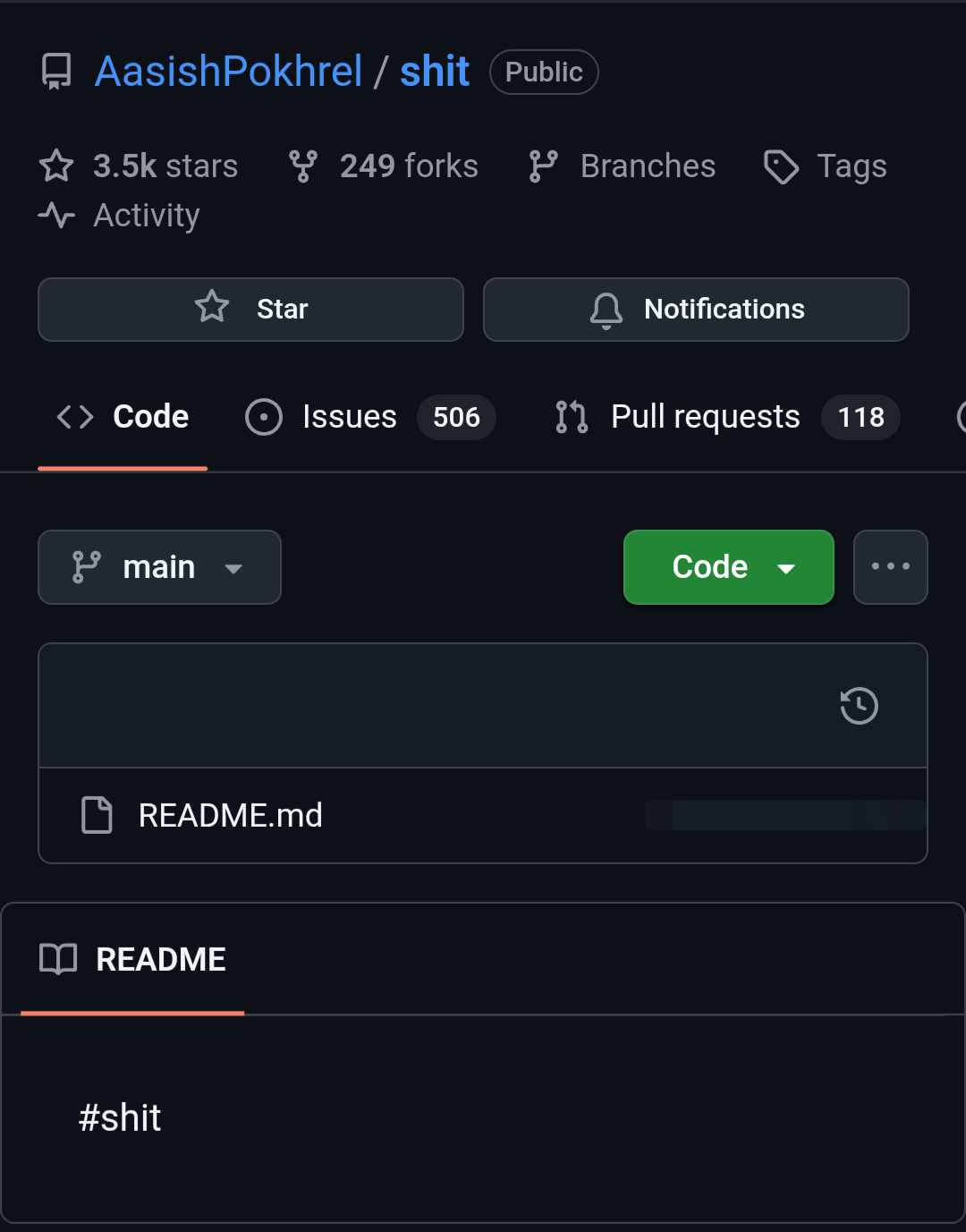 Some person just made the one billionth Github Repo and I approve.